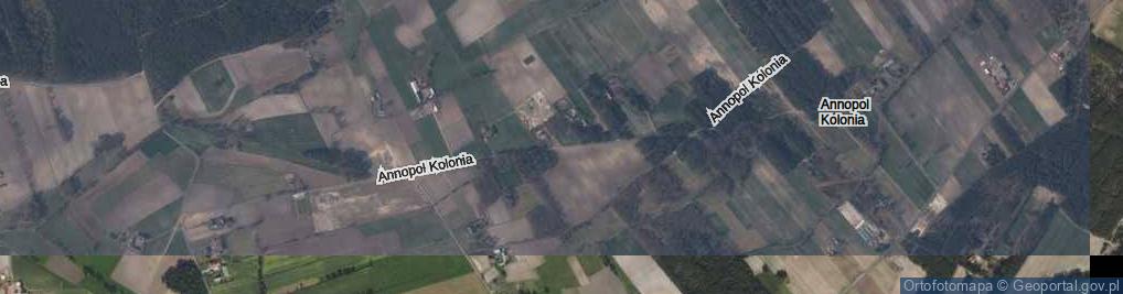 Zdjęcie satelitarne Annopol Kolonia ul.